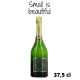 Halbe Champagnerflasche Deutz Brut Classic 37,5cl, Vorderansicht