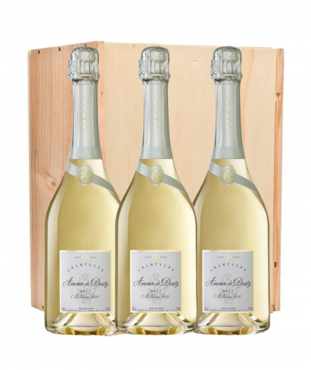 DEUTZ Champagner Geschenkset 3 Magnums Amour de Deutz Jahrgangs 2008, 2009 et 2010