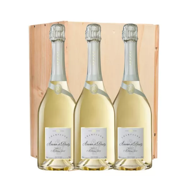 DEUTZ Champagner Geschenkset 3 Magnums Amour de Deutz Jahrgangs 2008, 2009 et 2010