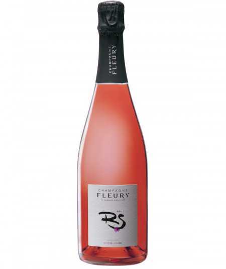 Halbe Flasche Champagner FLEURY Rosé De Saignée Brut