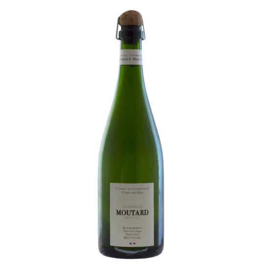 Flasche Moutard Richardot Pinot Noir Vieilles Vignes Champagner