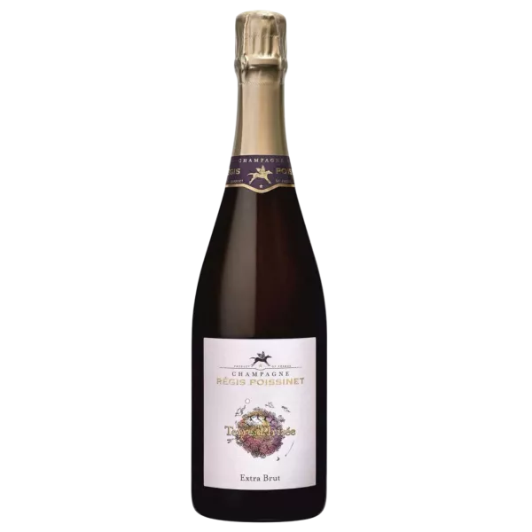 Champagnerflasche Poissinet Cuvée Terre d'Irizée Extra-Brut, Vorderansicht