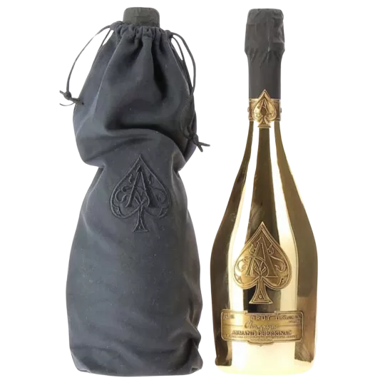 ARMAND DE BRIGNAC Brut Gold Champagner mit Tasche