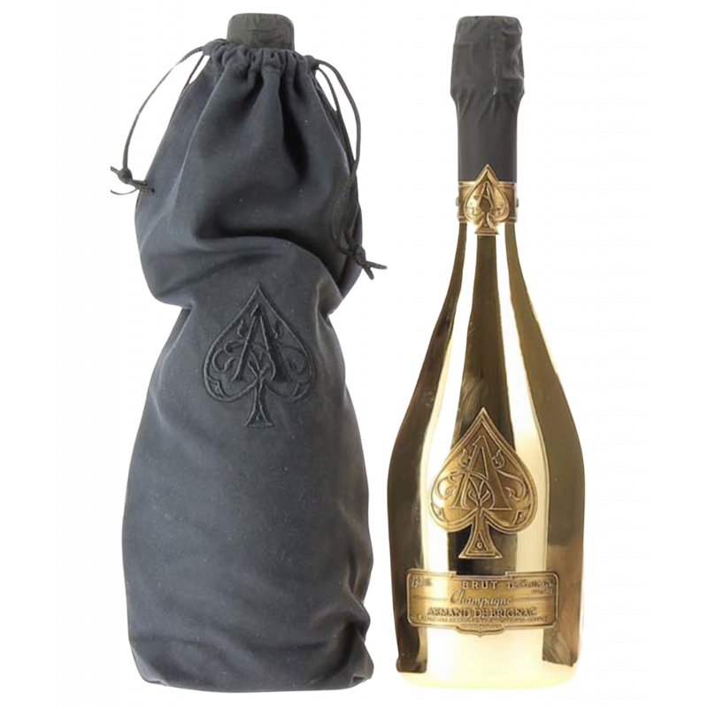 ARMAND DE BRIGNAC Brut Gold Champagner mit Tasche