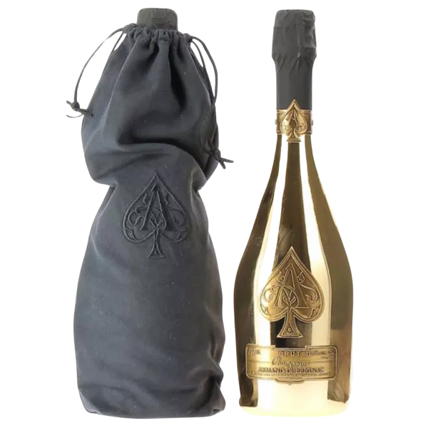 ARMAND DE BRIGNAC Brut Gold Champagner mit Tasche