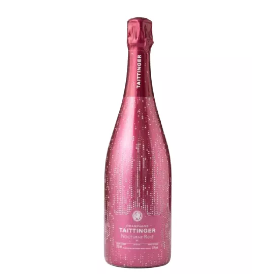 Champagnerflasche Taittinger Nocturne Rosé, Rosé d'Assemblage, Vorderansicht