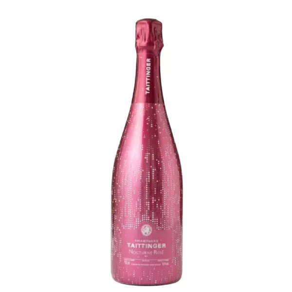 Champagnerflasche Taittinger Nocturne Rosé, Rosé d'Assemblage, Vorderansicht