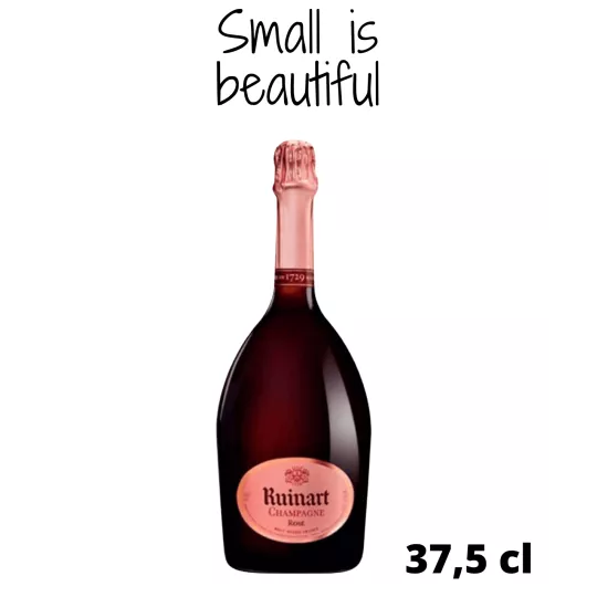 Halbe Flasche Champagner RUINART Rosé
