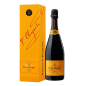 Champagner VEUVE CLICQUOT Yellow label mit Etui
