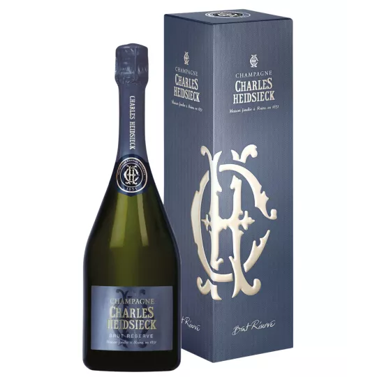 Flasche Champagner CHARLES HEIDSIECK Brut Réserve mit Etui