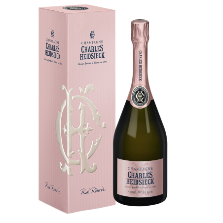 Charles Heidsieck rose champagner Reserve mit Etui