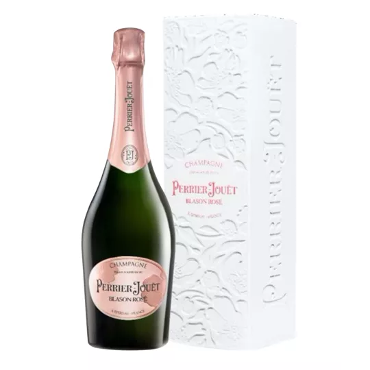 Flasche PERRIER-JOUËT Blason Rosé Champagner mit Etui