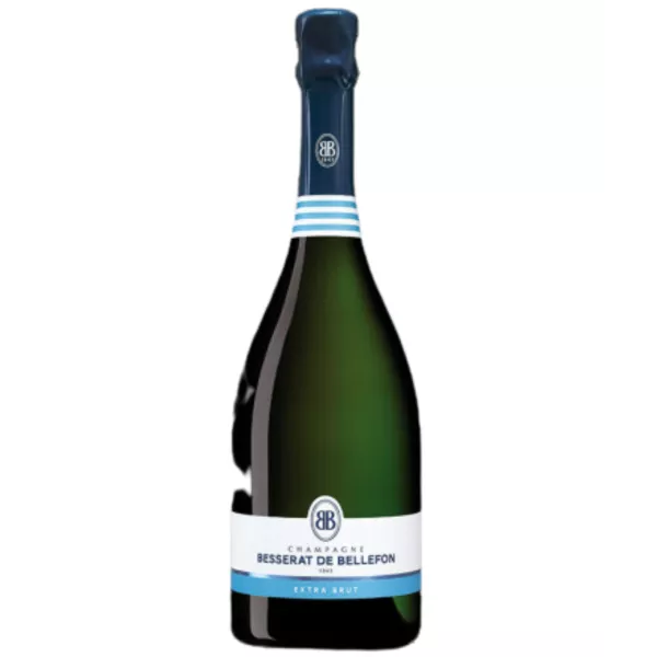 Champagnerflasche Besserat de Bellefon Extra Brut, 75cl, Vorderansicht