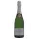 Champagnerflasche Ernest Remy Brut Blanc de Noirs, silbernes Etikett, Vorderansicht