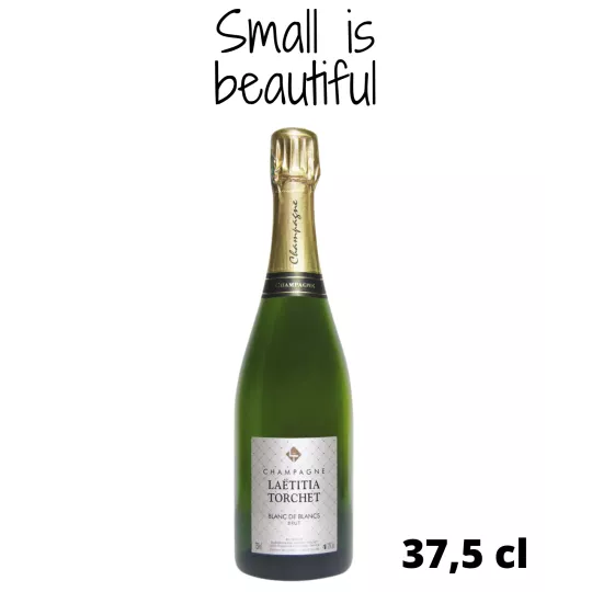 Halbe Flasche Champagner LAËTITIA TORCHET Brut Blanc de Blancs
