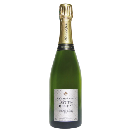 Magnum Champagner LAËTITIA TORCHET Brut Blanc de Blancs - Elegante Flasche