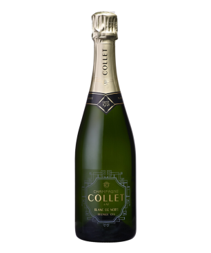 Elegante Flasche COLLET Blanc de Noirs Premier Cru Champagner