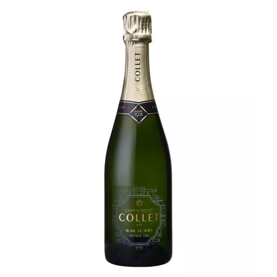 Elegante Flasche COLLET Blanc de Noirs Premier Cru Champagner