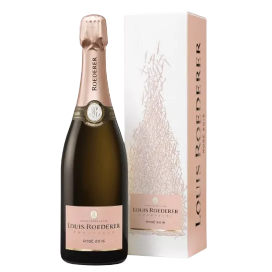 Champagnerflasche Louis Roederer Rosé Jahrgang 2016, Vorderansicht