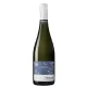Flasche Champagne Moussé L'Esquisse, blaues Etikett, Vorderansicht