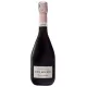 Flasche Champagne Jean Michel Rosé de Saignée 2018, intensiver Rosé, Vorderansicht