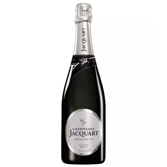 Champagnerflasche Jacquart Mosaïque Extra-Brut 75cl, Vorderansicht