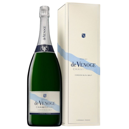 Champagner Magnumflasche De Venoge Brut Cordon Bleu