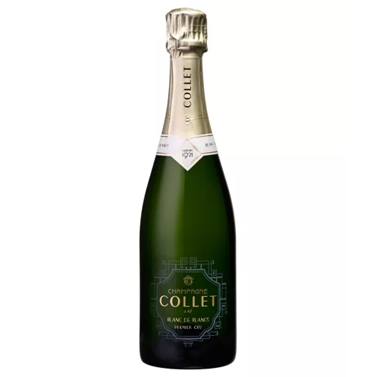 Champagne Collet Blanc de Blancs Premier Cru Flasche, Magnumflasche 1,5L, Vorderansicht