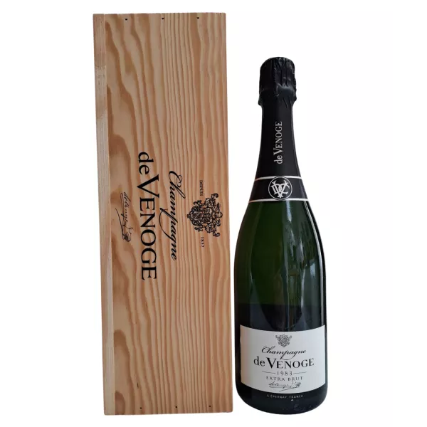Vinotheque De Venoge Extra Brut Jahrgang 1983 box