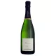 Champagne Pinot Chevauchet Précieuse Flasche, weißes Etikett und schwarze Kapsel, Vorderansicht