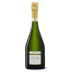 Haton Champagne Cuvée Pure Flasche, weißes Etikett, goldene Kapsel, Vorderansicht