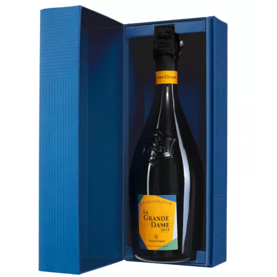 Champagnerflasche Veuve Clicquot La Grande Dame 2015: seidige Textur