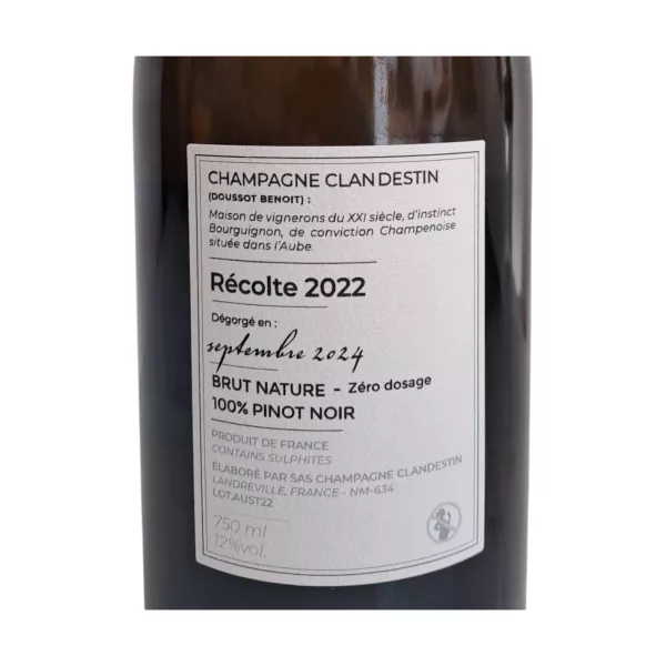 Champagne Clandestin Austral – Exklusivität und Charakter