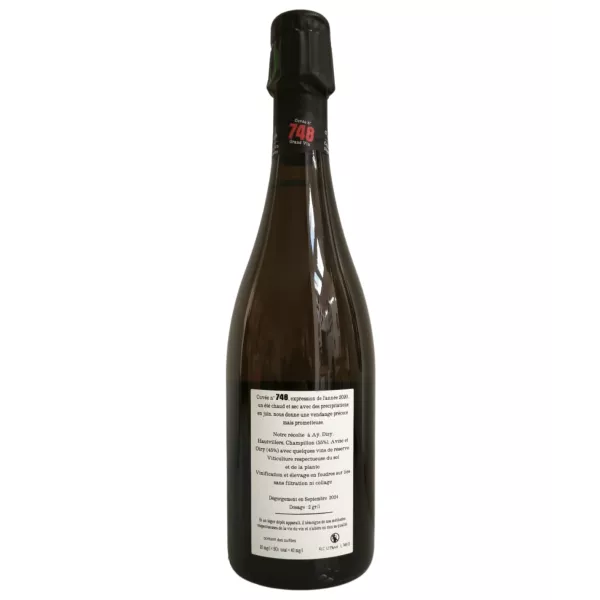 Champagne Jacquesson 748 - Degorgiert September 2024