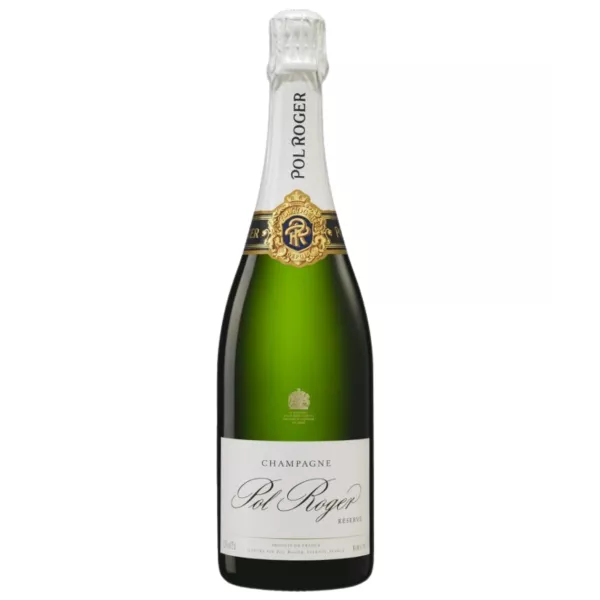 Jéroboam de Champagne Pol Roger Brut ohne Holzkiste - elegante 3L-Flasche