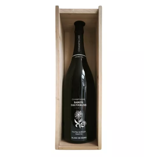 Jéroboam mit Holzkiste Champagne Baron Dauvergne Fine Fleur 3L Partyflasche