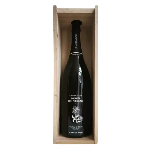 Jéroboam mit Holzkiste Champagne Baron Dauvergne Fine Fleur 3L Partyflasche