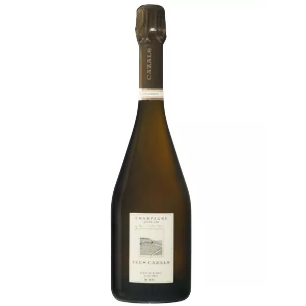 Flasche Champagner Cazals Clos Cazals 2015 Grand Cru Blanc de Blancs