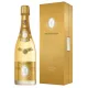 Champagnerflasche Cristal Roederer Jahrgang 2016 - goldene Luxusschatulle