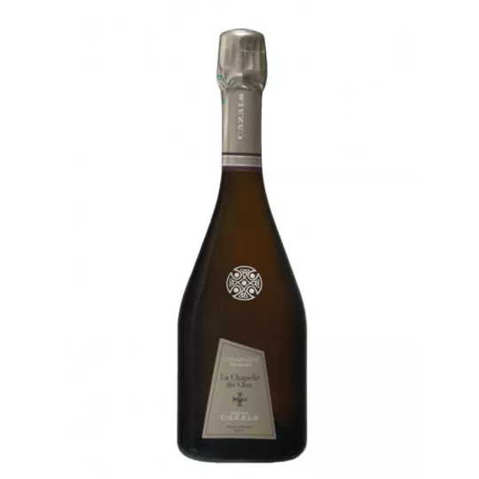 Flasche Champagner Cazals Clos de la Chapelle 2018 - Grand Cru Blanc de Blancs Chardonnay d'Oger