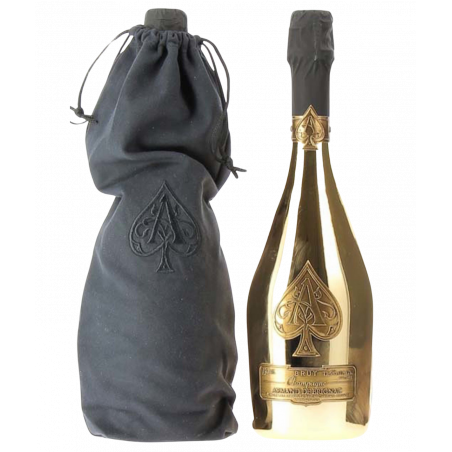 Magnum-Flasche Armand de Brignac Brut Gold 1,5L mit Textilbeutel
