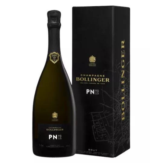 Champagnerflasche Bollinger PN TX20 Blanc de Noirs 100 % Pinot Noir