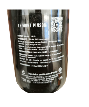 Champagner R. Faivre Le Mont Pinson