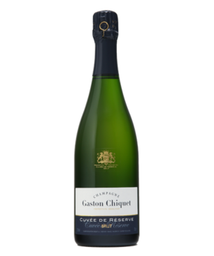 Flasche Champagner Gaston Chiquet Cuvée de Réserve Premier Cru - Assemblage aus Pinot Meunier, Chardonnay und Pinot Noir
