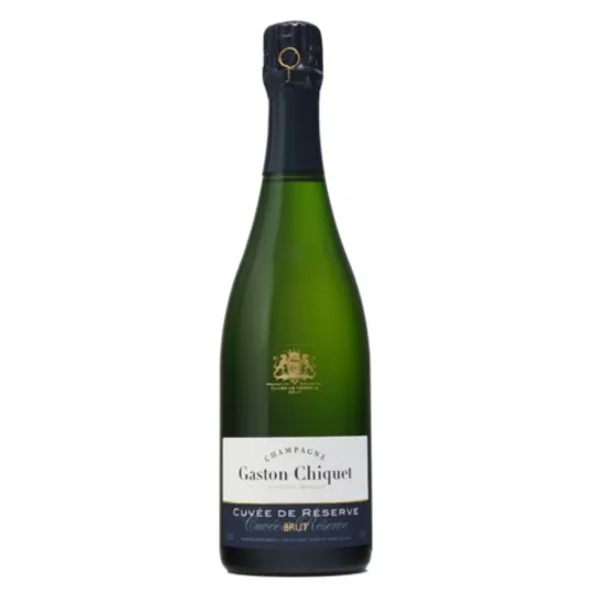 Flasche Champagner Gaston Chiquet Cuvée de Réserve Premier Cru - Assemblage aus Pinot Meunier, Chardonnay und Pinot Noir