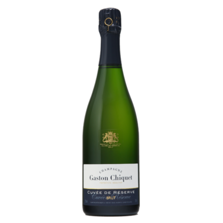 Flasche Champagner Gaston Chiquet Cuvée de Réserve Premier Cru - Assemblage aus Pinot Meunier, Chardonnay und Pinot Noir