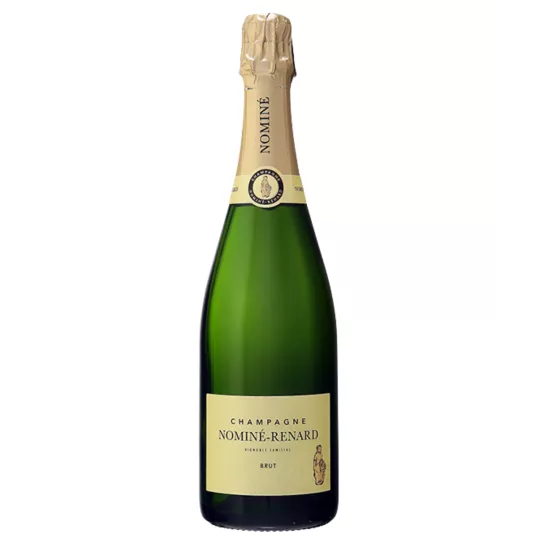 Champagner-Flasche Nominé-Renard Brut - Récoltant-Manipulant in der Champagne, Assemblage Chardonnay, Pinot Noir, Pinot Meunier