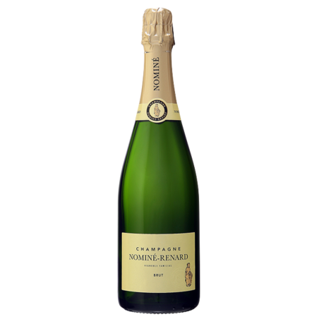 Champagner-Flasche Nominé-Renard Brut - Récoltant-Manipulant in der Champagne, Assemblage Chardonnay, Pinot Noir, Pinot Meunier