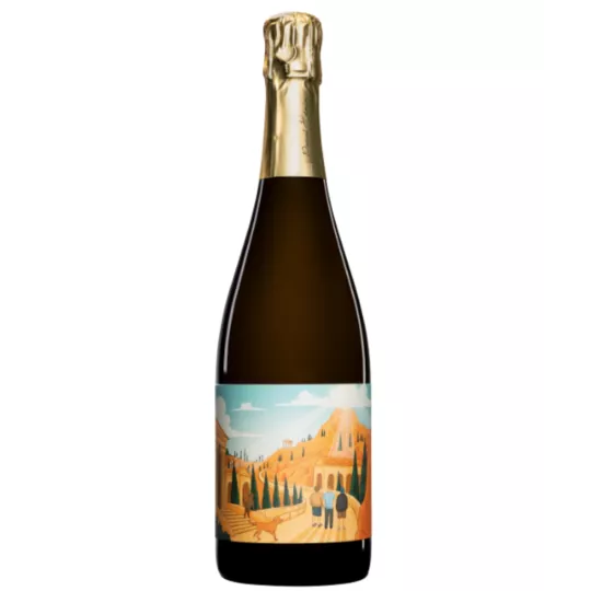 Flasche Champagner Romain Hénin L'Odyssée Pétillante Chapitre 1 - Brut Nature biodynamisch