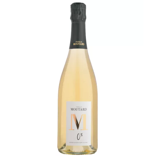 Bouteille de M Pétillant sans alcool Moutard, vin pétillant 0% aux bulles fines et naturelles